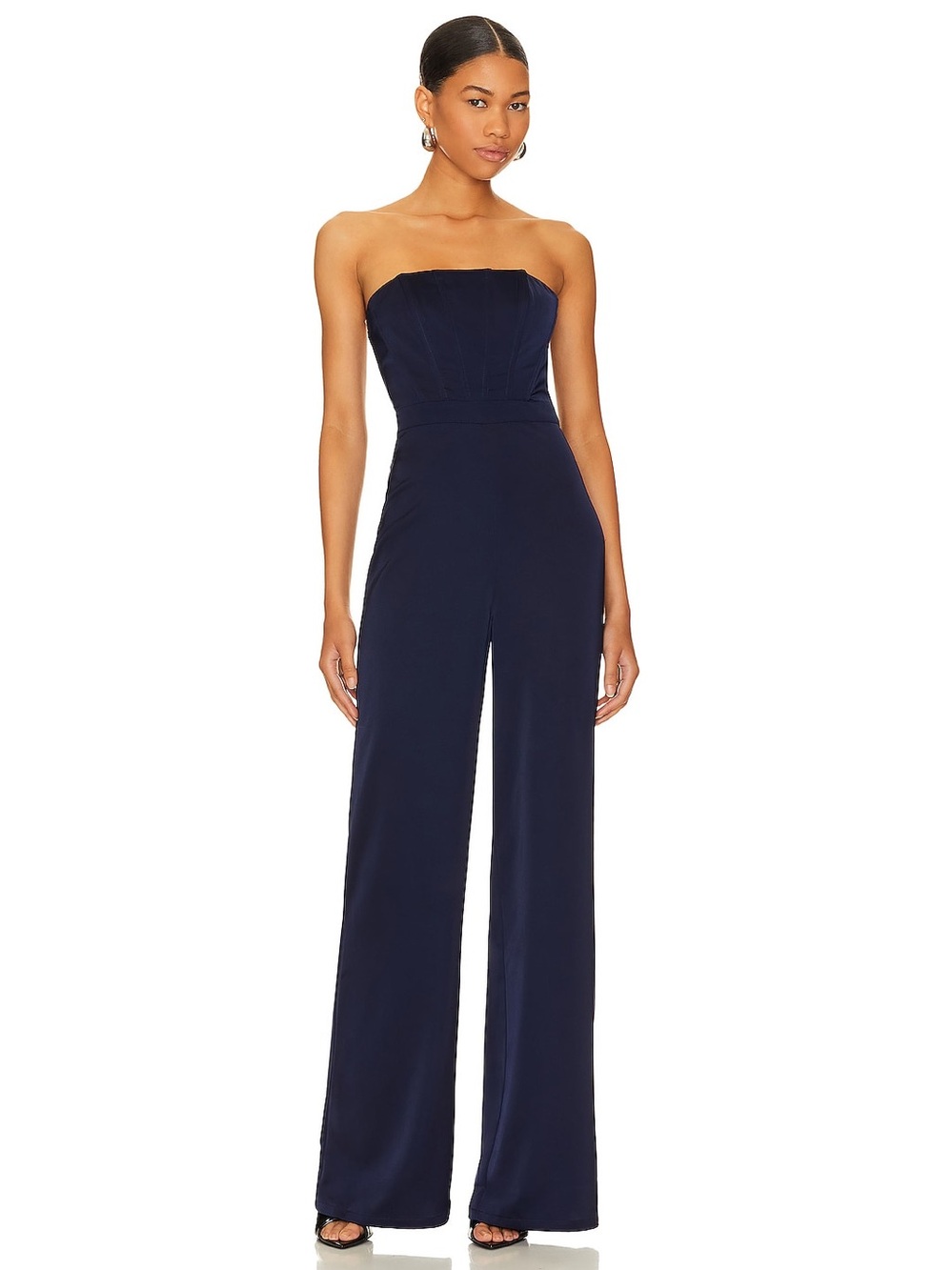 Lovers & Friends Dyland Jumpsuit in Navy Blue - Size S